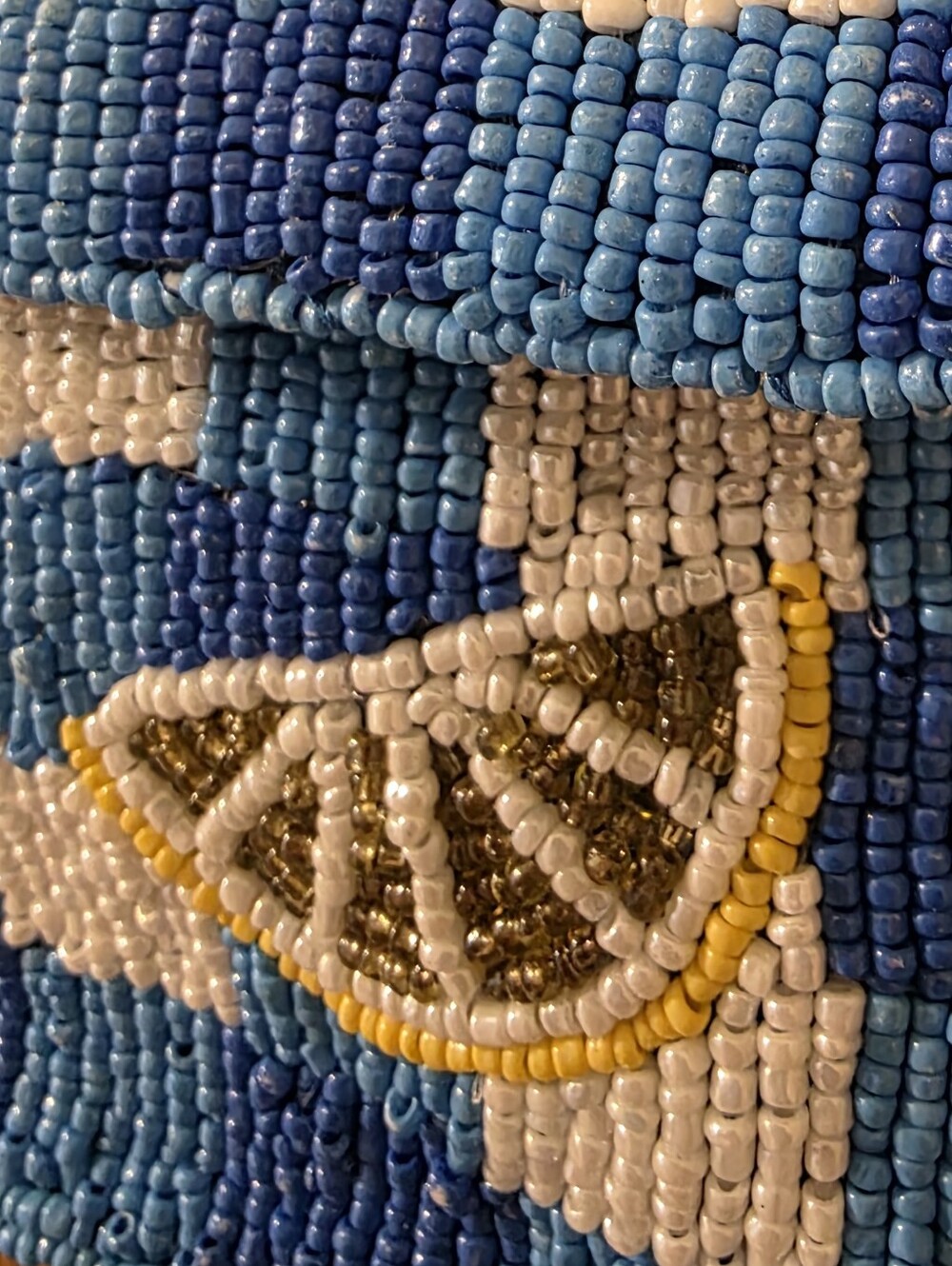 SOL AND MER BEADED CHECKERED "LOBSTER" SUMMER SHOULDER BAG VIRAL - Picture 9 of 14